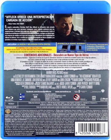 The Accountant (Księgowy) [Blu-Ray]