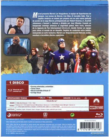 Avengers [Blu-Ray]