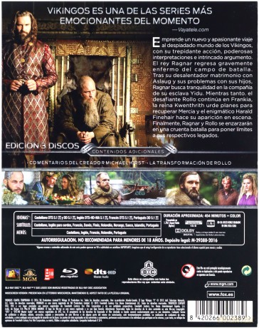 Vikings Season 4 Part 1 (Wikingowie) [3xBlu-Ray]
