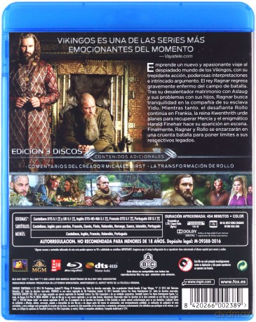 Vikings Season 4 Part 1 (Wikingowie) [3xBlu-Ray]