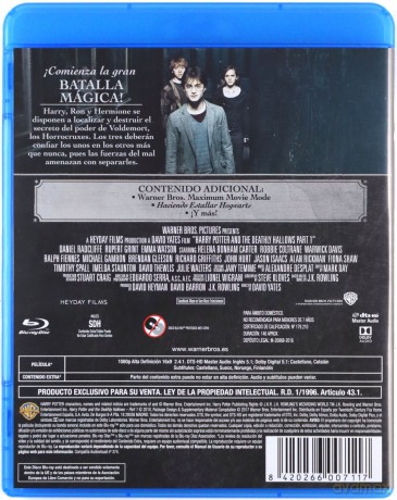 Harry Potter and the Deathly Hallows: Part 1 (Harry Potter i Insygnia Śmierci: Część I) [Blu-Ray]
