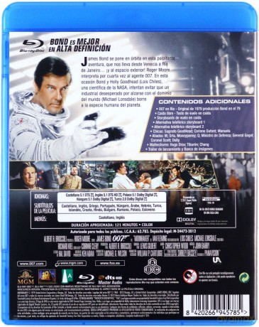 007 James Bond Moonraker [Blu-Ray]