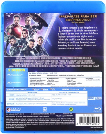 Avengers: Koniec gry [2xBlu-Ray]