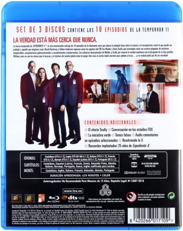 The X Files Season 11 (Z archiwum X) [3xBlu-Ray]