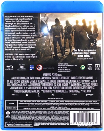 Liga Sprawiedliwości Zacka Snydera [2xBlu-Ray]