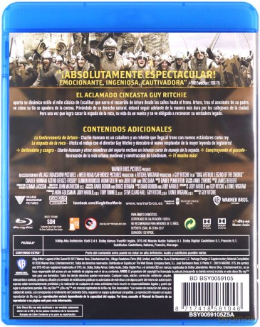King Arthur: Legend of the Sword (Król Artur: Legenda miecza) [Blu-Ray]