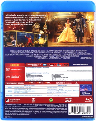 Beauty and the Beast (Piękna i Bestia) (Disney) [Blu-Ray 3D]+[Blu-Ray]
