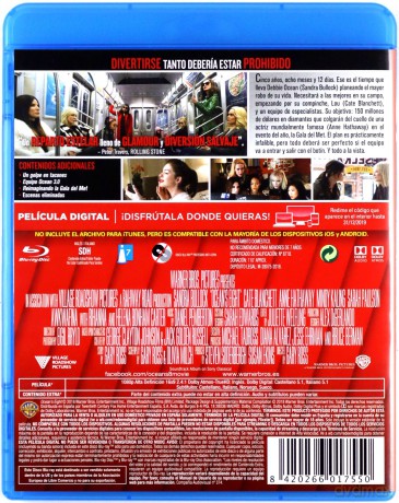 Ocean's Eight (Ocean's 8) [Blu-Ray]