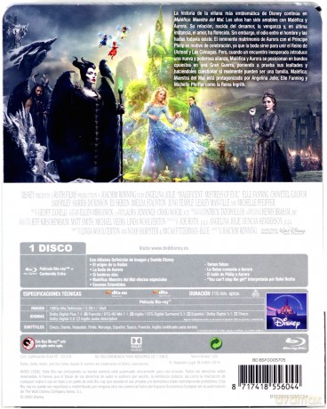 Maleficent: Mistress of Evil (Czarownica 2) (Disney) (steelbook) [Blu-Ray]