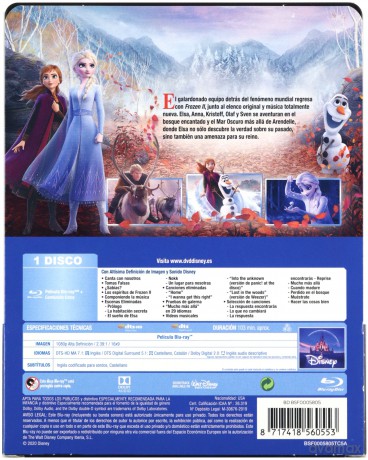 Frozen II (Kraina lodu 2) (steelbook) (Disney) [Blu-Ray]