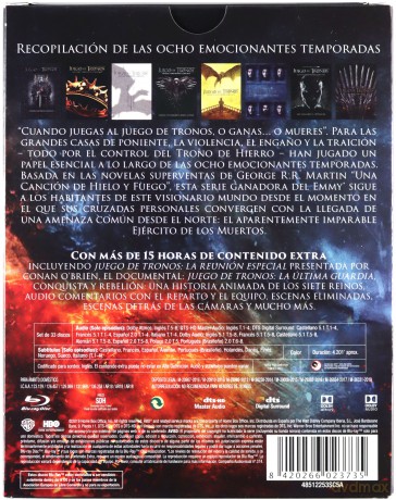 Game of Thrones Season 1-8 (Gra o Tron) [33xBlu-Ray]