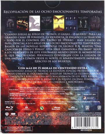 Game of Thrones Season 1-8 (Gra o Tron) [33xBlu-Ray]
