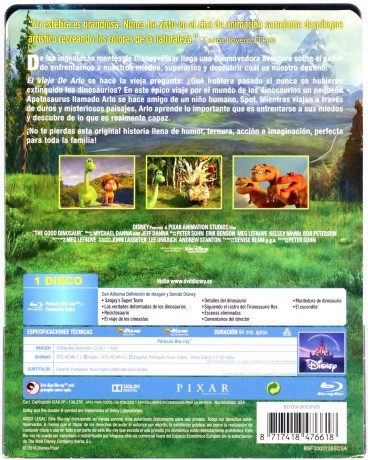 The Good Dinosaur (Dobry dinozaur) (Disney) (steelbook) [Blu-Ray]
