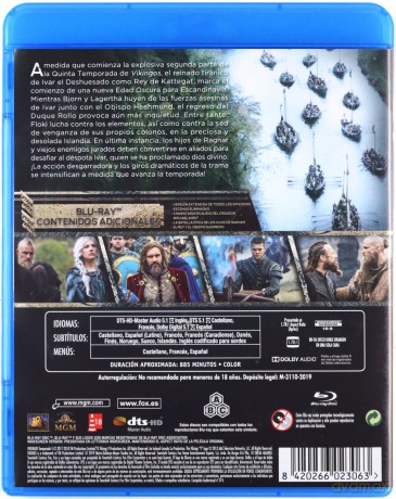 Vikings Season 5 Part 2 (Wikingowie) [3xBlu-Ray]