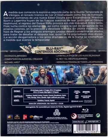 Vikings Season 5 Part 2 (Wikingowie) [3xBlu-Ray]