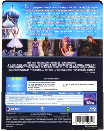 The Nutcracker and the Four Realms (Dziadek do orzechów i cztery królestwa) (Disney) (steelbook) [Blu-Ray]