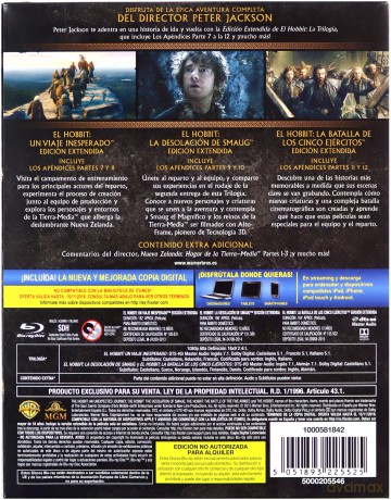 The Hobbit Trilogy [BOX] [9xBlu-Ray]