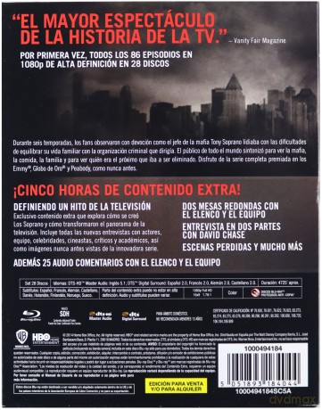 The Sopranos: The Complete Series 1-6 (Rodzina Soprano) [BOX] [28xBlu-Ray]