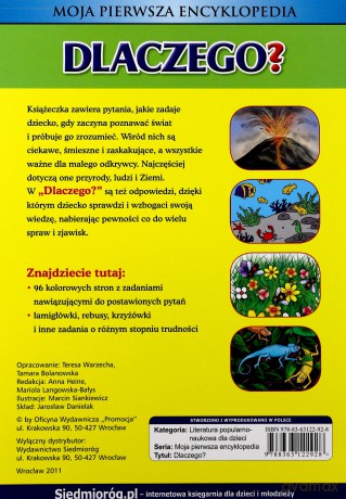 Moja Pierwsza Encyklopedia Dlaczego [KSIĄŻKA]