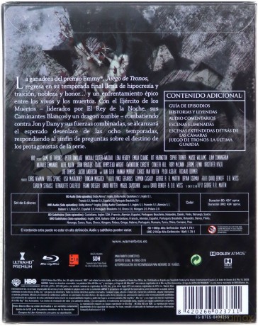 Game of Thrones Season 8 (Gra o Tron) (steelbook) [3xBlu-Ray]