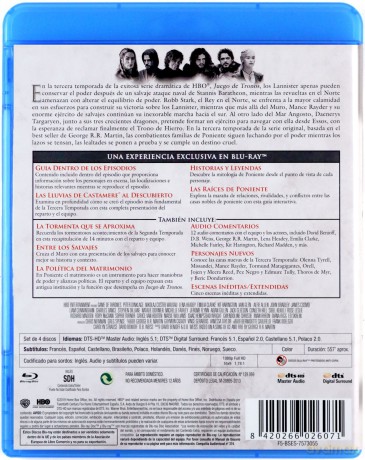 Game of Thrones Season 3 (Gra o Tron) [4xBlu-Ray]