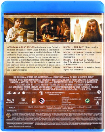 The Hobbit: An Unexpected Journey (Hobbit: Niezwykła podróż) [4xBlu-Ray]