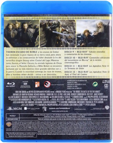 The Hobbit: The Battle of the Five Armies (Hobbit: Bitwa Pięciu Armii) [4xBlu-Ray]