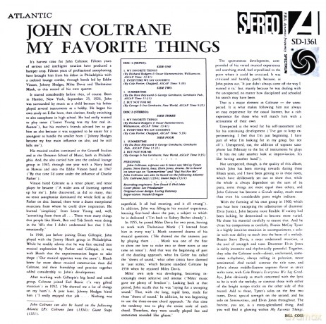 John Coltrane: My Favorite Things (60th Anniversary Deluxe) [2xWinyl]