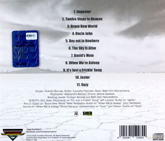 Graham Bonnet Band: Day Out In Nowhere [CD]