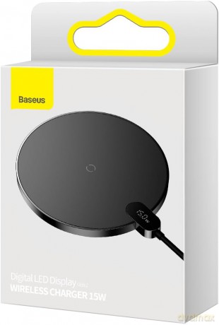 BASEUS Bezprzewodowa ładowarka indukcyjna LED 15W