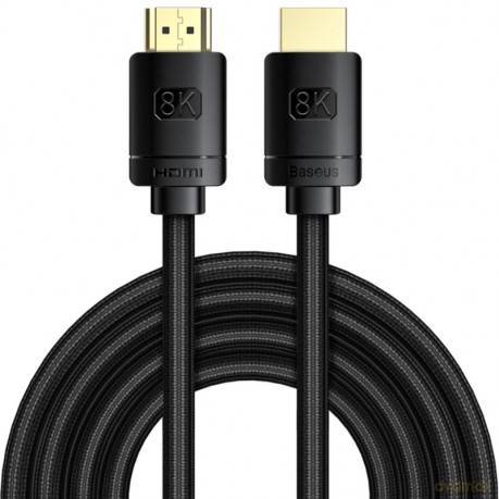 BASEUS Kabel HDMI 2.1 3D 8K 60Hz 48Gbps 3m