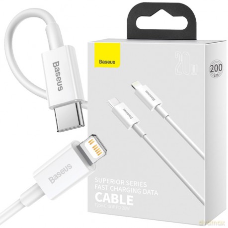 BASEUS Kabel USB-C do Lightning PD 20W 2m