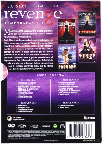 Revenge Season 1-4 (Zemsta) [24DVD]