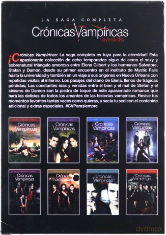 The Vampire Diaries Season 1-8 (Pamiętniki wampirów) [38DVD]