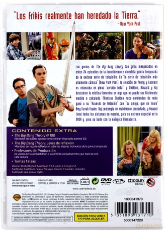The Big Bang Theory Season 5 (Teoria wielkiego podrywu) [3DVD]