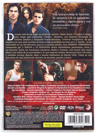 The Vampire Diaries Season 1 (Pamiętniki wampirów) [5DVD]