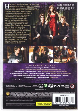 The Vampire Diaries Season 2 (Pamiętniki wampirów) [5DVD]