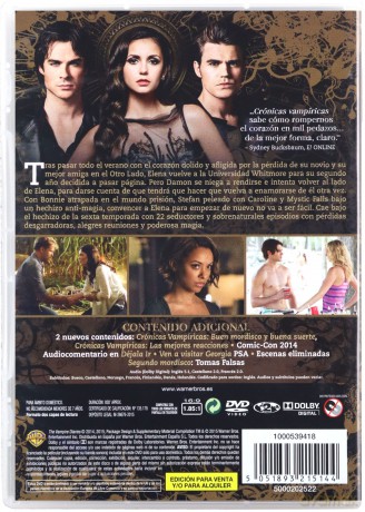 The Vampire Diaries Season 6 (Pamiętniki wampirów) [5DVD]