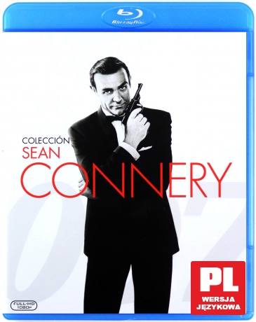 007 James Bond Sean Connery: Dr. No | Pozdrowienia z Rosji | Goldfinger | Operacja Piorun | Żyje się tylko dwa razy | Diamenty są wieczne [BOX] [6xBlu-Ray]