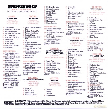 Steppenwolf: Magic Carpet Ride [CD]