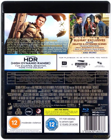 Uncharted [Blu-Ray 4K]+[Blu-Ray]