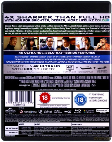 Smokin' Aces (As w rękawie) [Blu-Ray 4K]+[Blu-Ray]