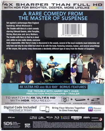 The Trouble with Harry (Kłopoty z Harrym) [Blu-Ray 4K]+[Blu-Ray]
