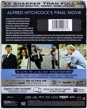 Family Plot (Intryga rodzinna) [Blu-Ray 4K]+[Blu-Ray]