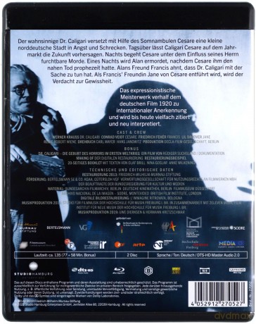 The Cabinet of Dr. Caligari (Gabinet doktora Caligari) [Blu-Ray 4K]+[Blu-Ray]