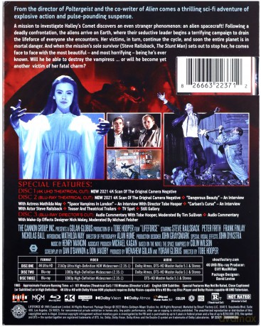 Lifeforce (Siła witalna) [Blu-Ray 4K]+[2xBlu-Ray]