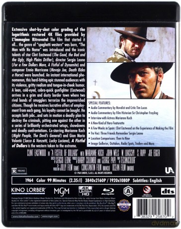 A Fistful of Dollars (Za garść dolarów) [Blu-Ray 4K]+[Blu-Ray]