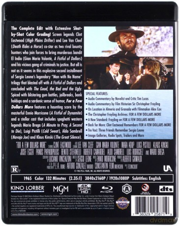 For a Few Dollars More (Za kilka dolarów więcej) [Blu-Ray 4K]+[Blu-Ray]