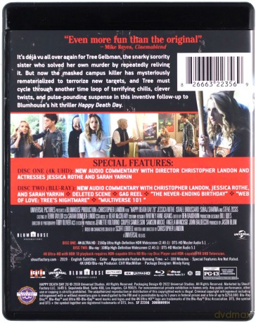 Happy Death Day 2U (Śmierć nadejdzie dziś 2) [Blu-Ray 4K]+[Blu-Ray]