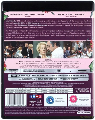The Discreet Charm of The Bourgeoisie (Dyskretny urok burżuazji) [Blu-Ray 4K]+[Blu-Ray]